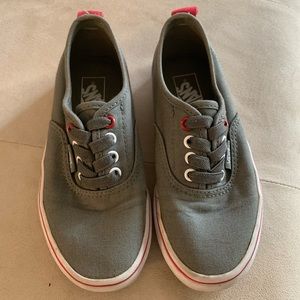 Kids Vans Grey/Red size 13